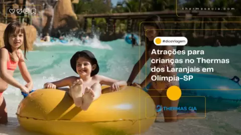 Atrações para crianças no Thermas dos Laranjais em Olímpia-SP