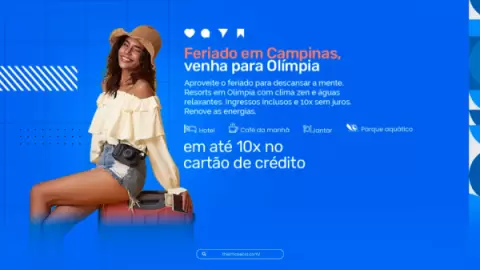 Foto demonstrativa de Feriado em Campinas, venha para Olímpia