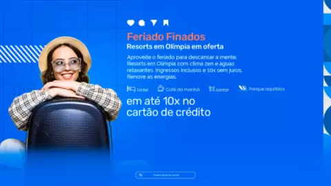 Foto demonstrativa de Hotel em Olímpia para o feriado Finados | Paz, Relax e Água Quente