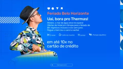 Foto demonstrativa de Resorts em Olímpia para o Feriado Belo Horizonte | Uai, bora pro Thermas!