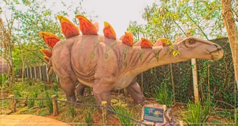 Ingresso Vale dos Dinossauros em Olimpia SP